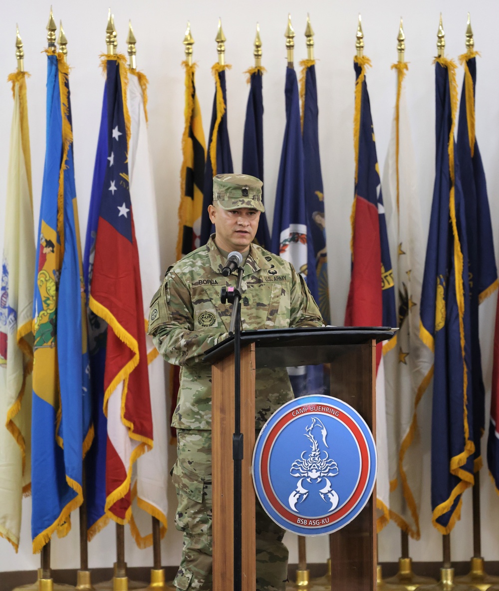 Camp Buehring Change Of Responsibility Ceremony, January, 2023