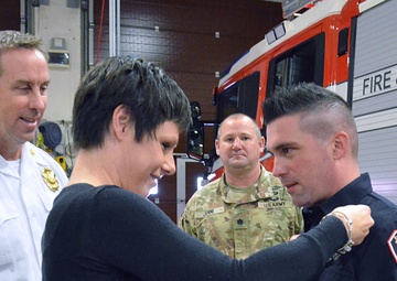 Badge ceremony recognizes Italian Firefighters
