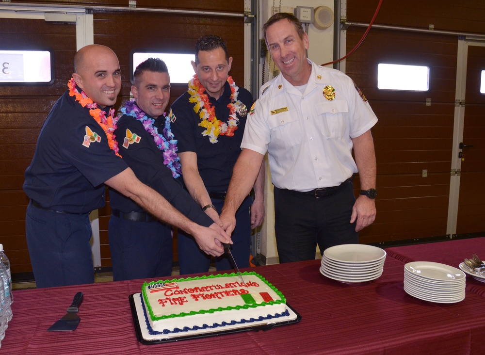 Badge ceremony recognizes Italian Firefighters