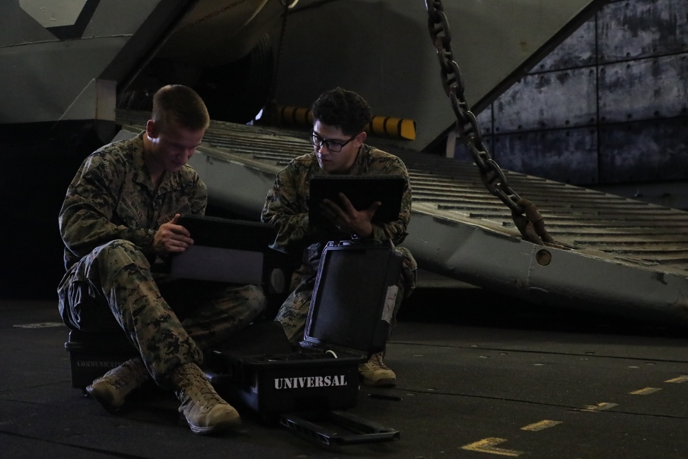 U.S. Marines Conduct ECC Training Aboard USS John P. Murtha