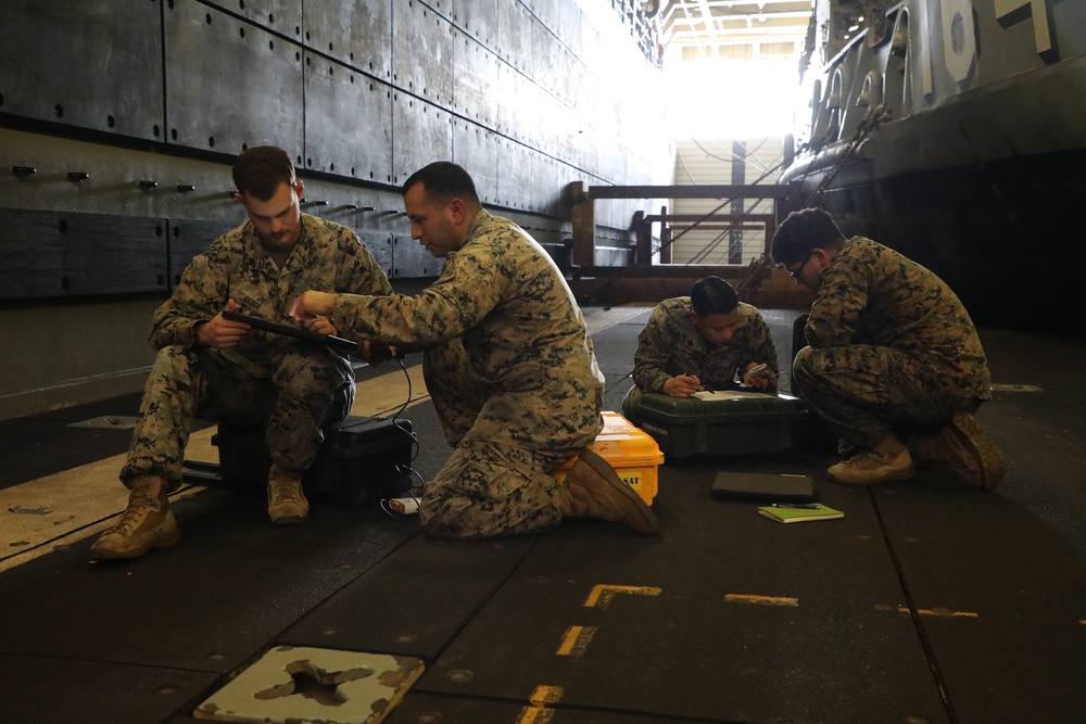 U.S. Marines Conduct ECC Training Aboard USS John P. Murtha