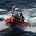 USCGC Spencer (WMEC 905) conducts a boarding with Senegal Navy partner