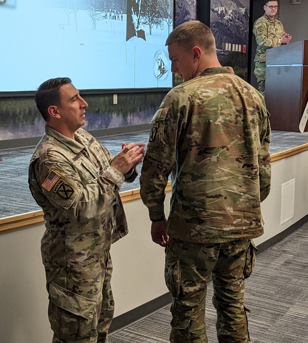 10th Mountain Division patching ceremony instills sense of pride, history in Soldiers