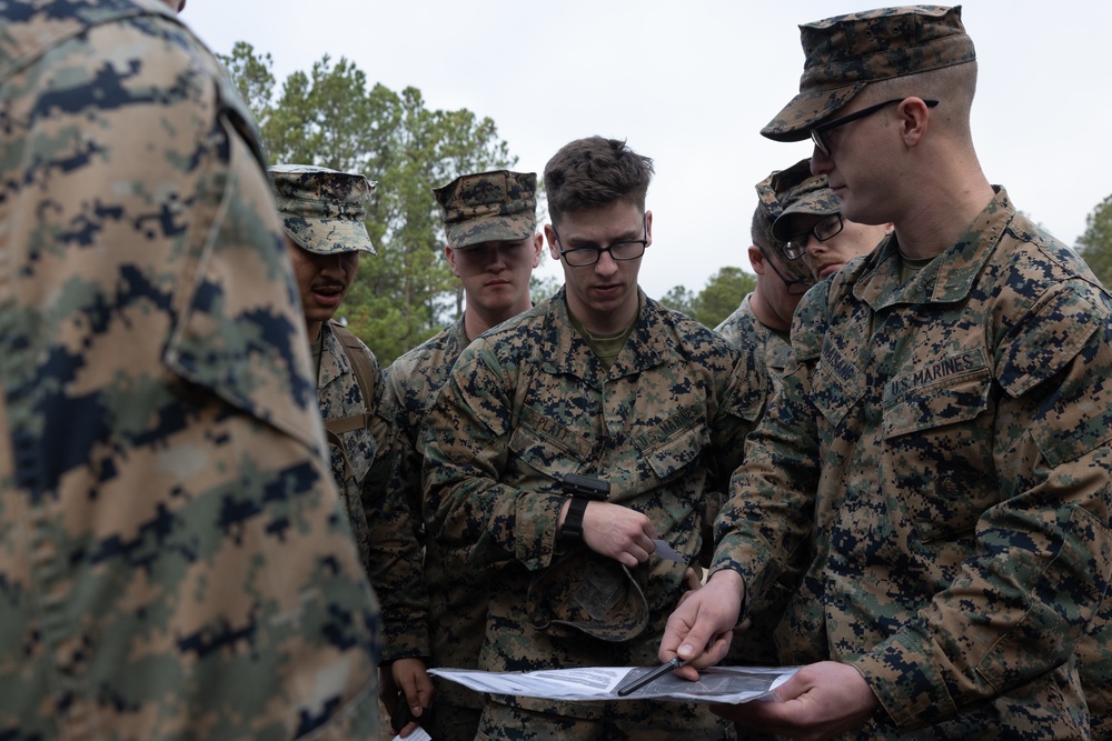 U.S. Marines Complete Land Navigation for Littoral Engineer Reconnaissance Team Screening