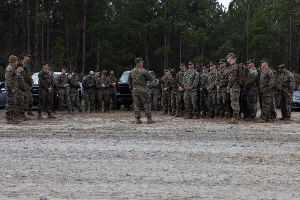 U.S. Marines Complete Land Navigation for Littoral Engineer Reconnaissance Team Screening