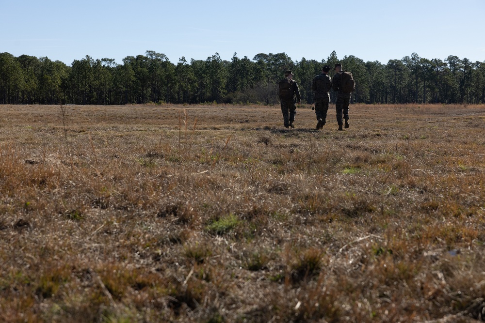 U.S. Marines Complete Land Navigation for Littoral Engineer Reconnaissance Team Screening