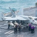 Sailors Refuel An F/A-18E Super Hornet On The Flight Deck