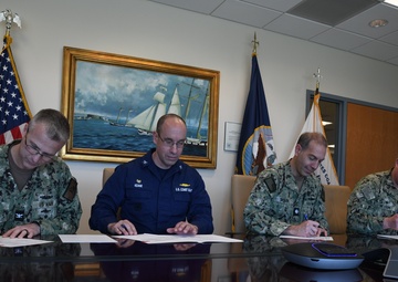 Southeastern Connecticut Navy and Coast Guard commands formalize support for Coast Guard Research and Development Center autonomous vessels