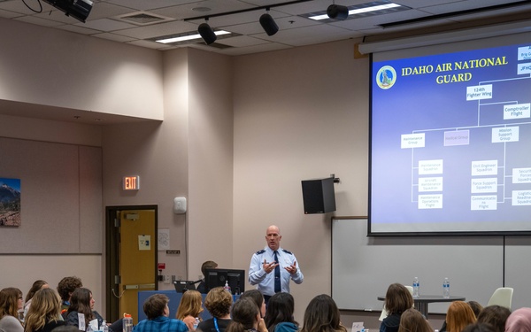 Brig. Gen. Timothy Donnellan speaks to community leaders