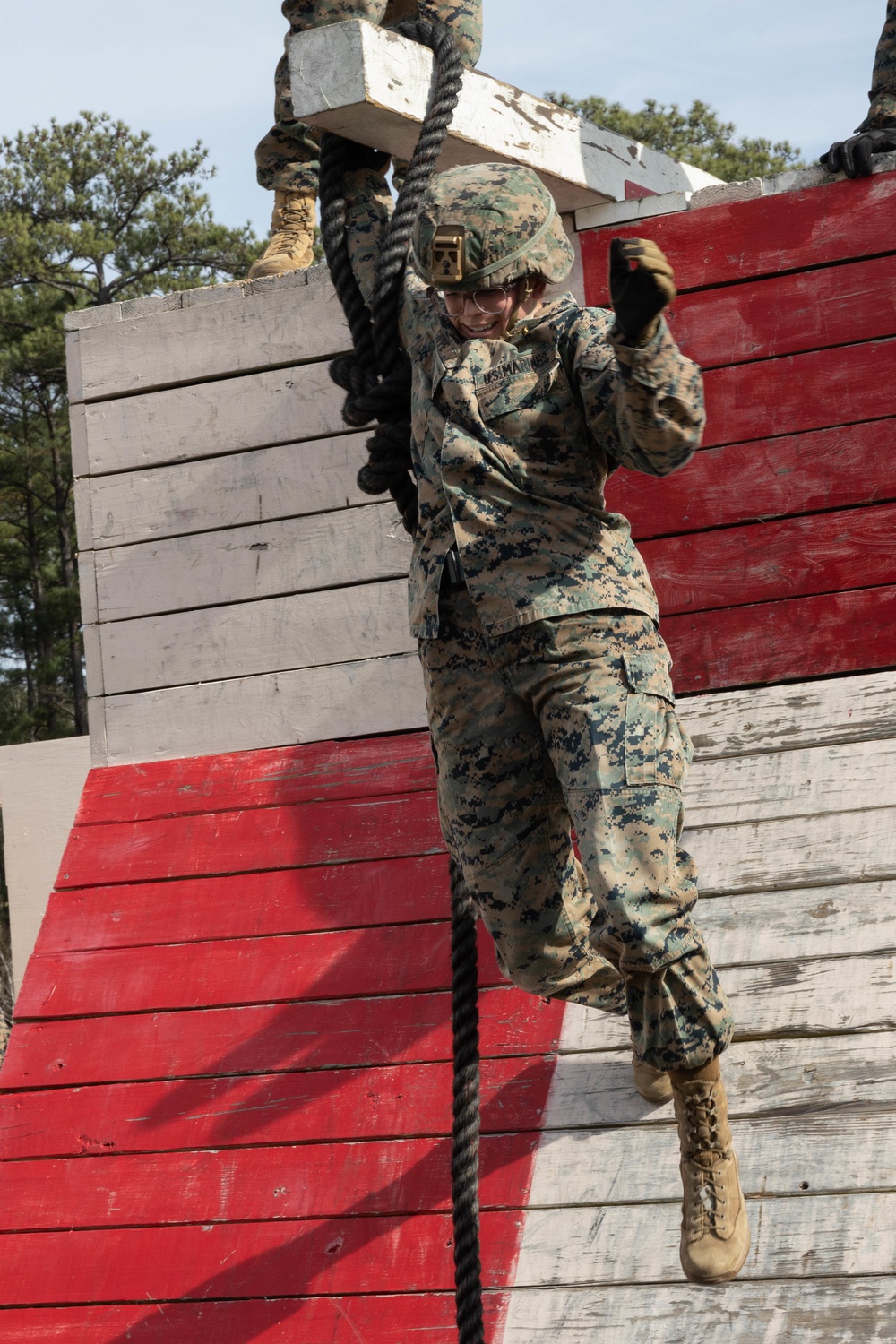 U.S. Marines Participate in a Leadership Course during a Littoral Engineer Reconnaissance Team Screening