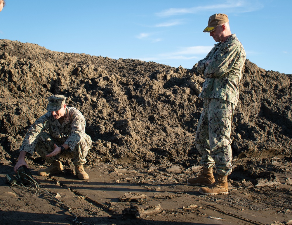 Rear Adm. Christopher Gray visits Crane Army