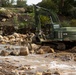 649th Engineer Company reroutes water flow in Montecito