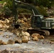 649th Engineer Company reroutes water flow in Montecito