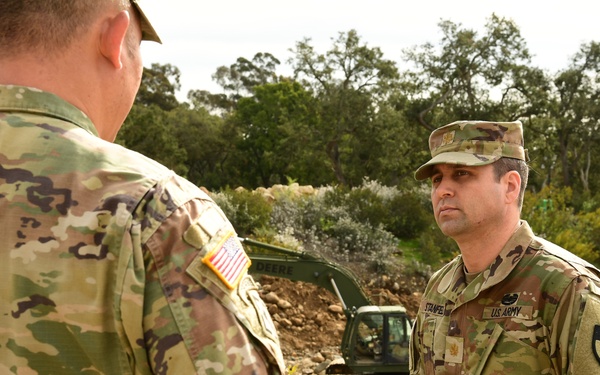 649th Engineer Company reroutes water flow in Montecito