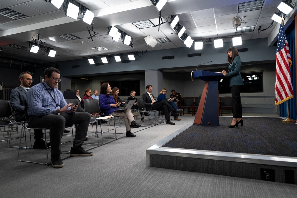 Pentagon Deputy Press Secretary Holds Press Briefing