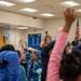 Working dogs meets students at school