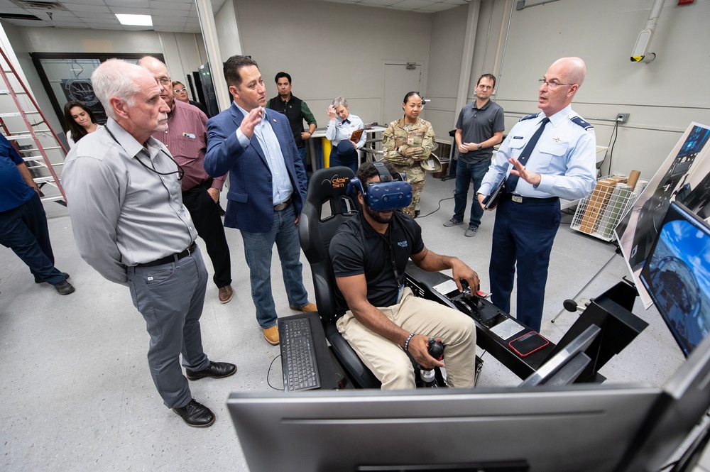 Honorable Tony Gonzales Visit to Joint Base San Antonio-Randolph