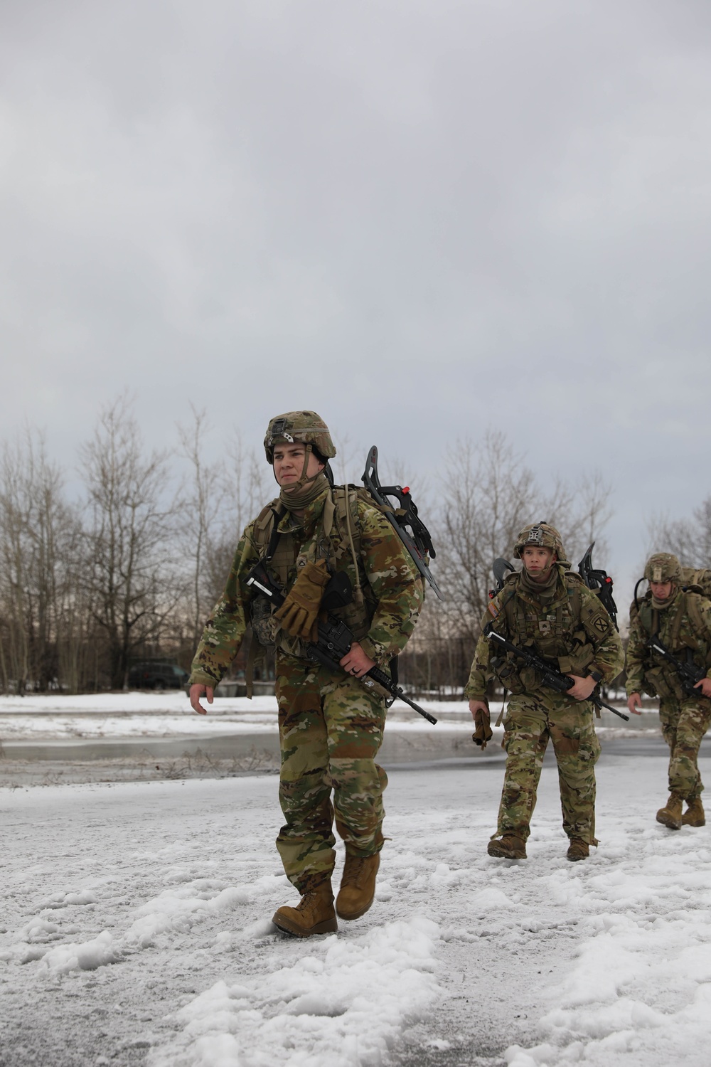10th Mountain Division Soldiers complete the D-Series competition