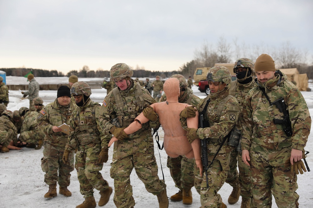10th Mountain Division Soldiers complete the D-Series competition