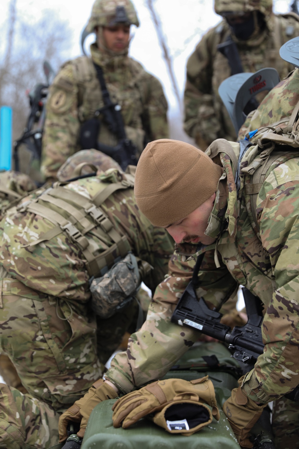 10th Mountain Division Soldiers complete the D-Series competition