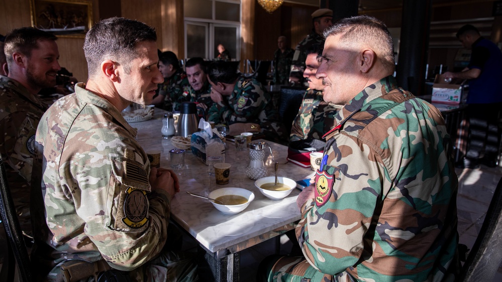 3rd Security Force Assistance Brigade members at Ranya Staff College