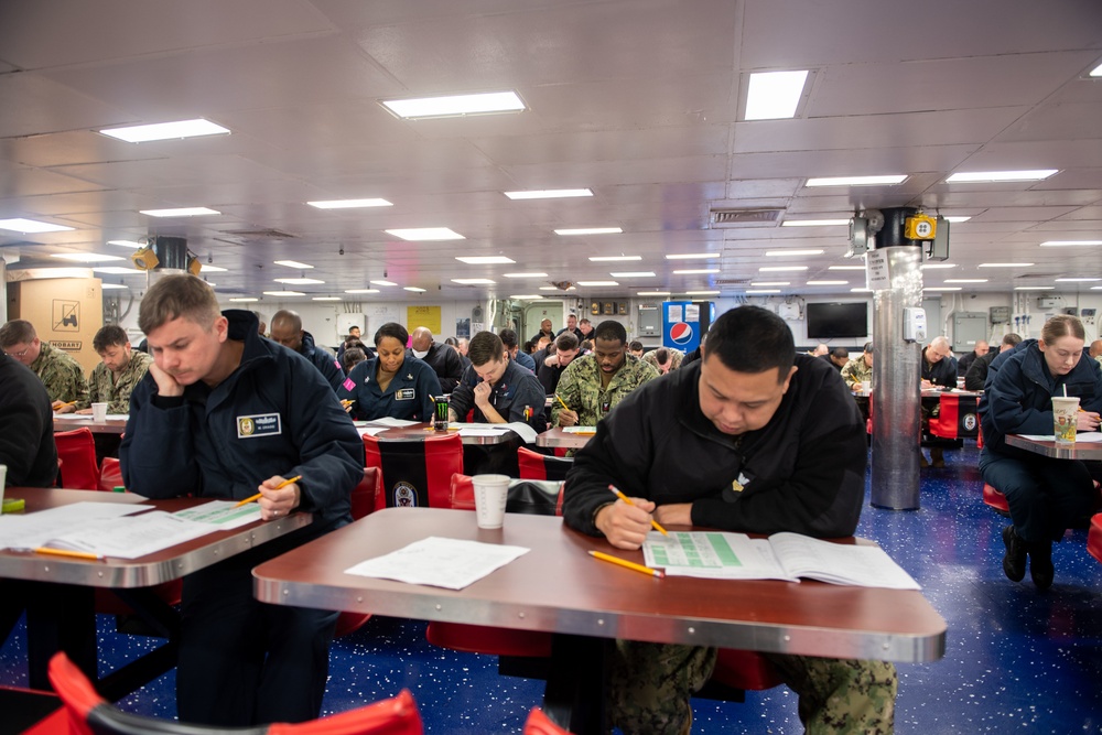 Boxer First Class Petty Officers Put Their Knowledge to the Test