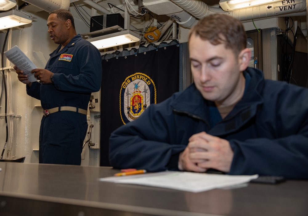 DVIDS - Images - USS Benfold Conducts Routine Operations while Underway ...