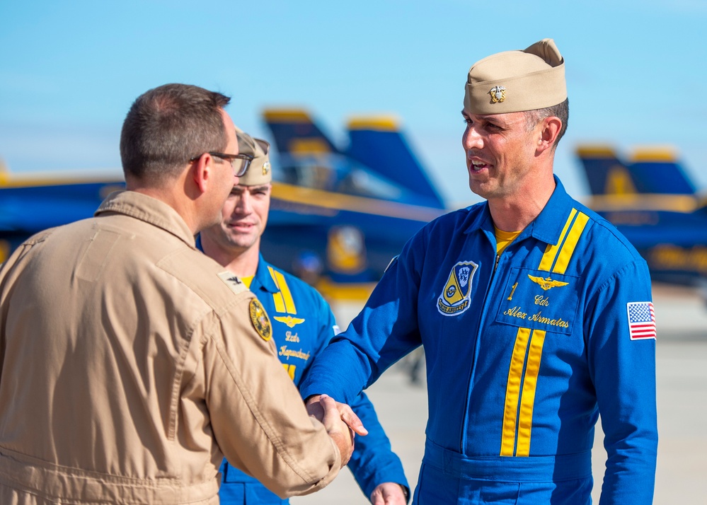 Blue Angels Arrive to El Centro for Winter Training