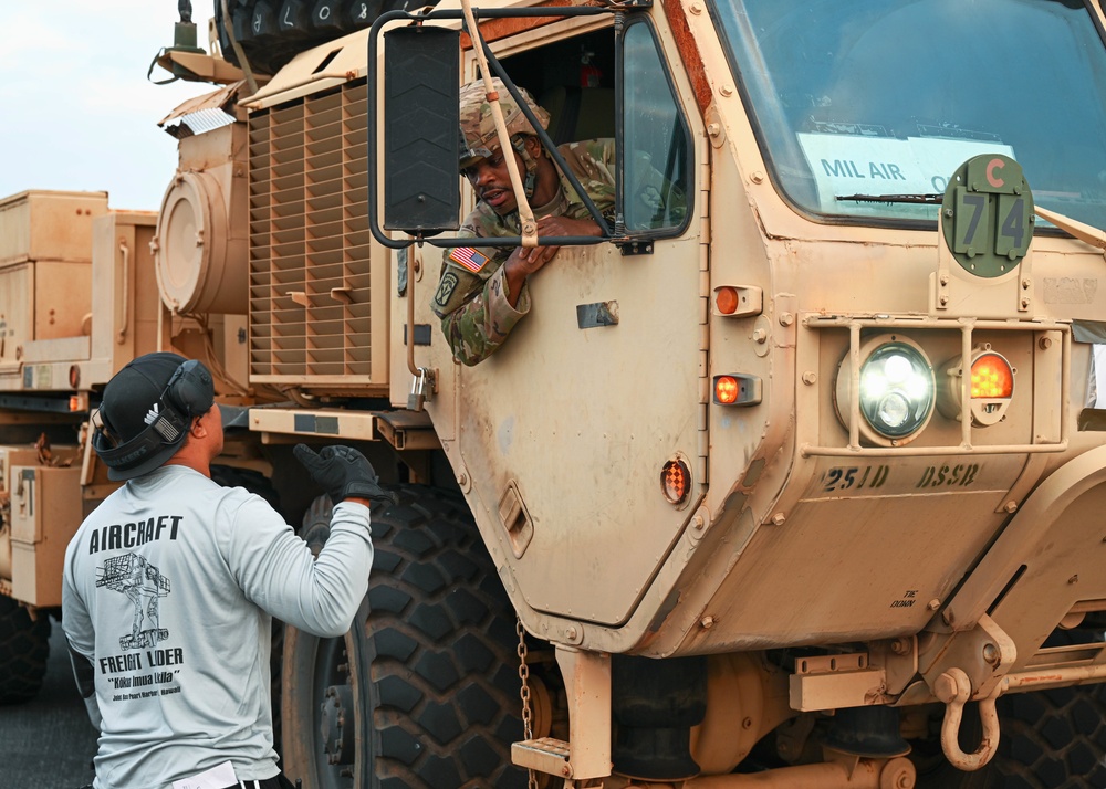 535th AS Supports U.S. Army Gunnery Sustainment Exercise