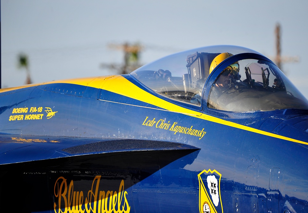 Blue Angels Conduct Winter Training at NAF El Centro