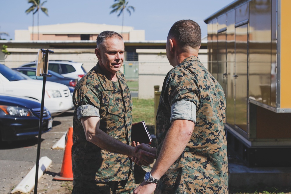 Lt. Gen. Glavy Visits VMU-3