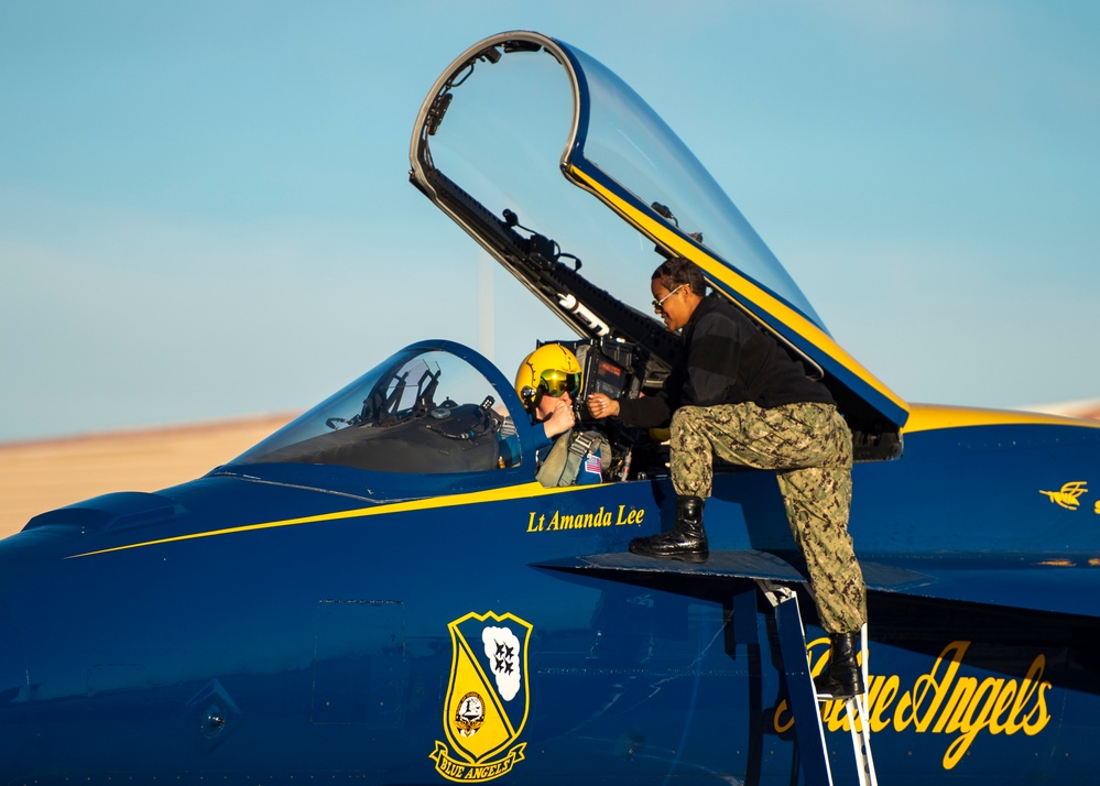 Blue Angels Conduct Winter Training at NAF El Centro