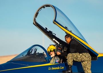 Blue Angels Conduct Winter Training at NAF El Centro