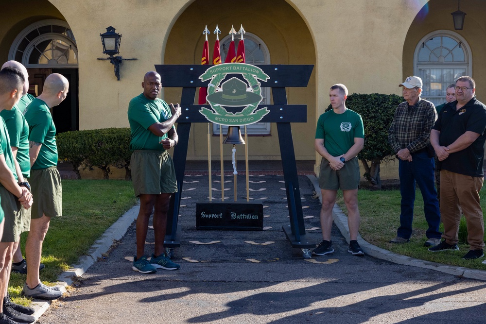 Support Battalion Torii Bell Dedication Ceremony