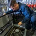 USS Charleston conducts routine maintenance in the South China Sea