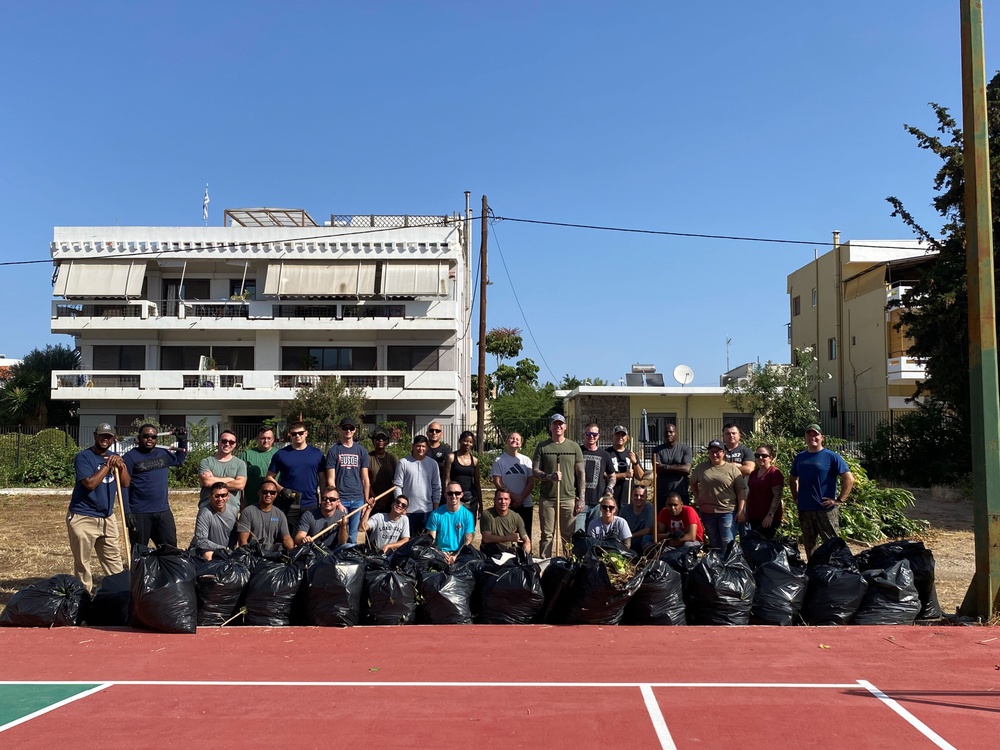 NSA Souda Bay Community Outreach: Outdoor Beautification Project