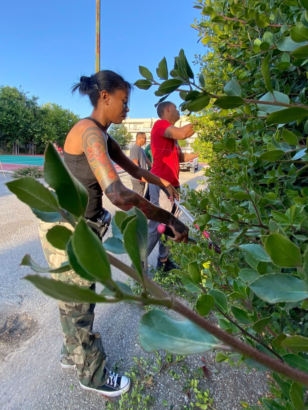 NSA Souda Bay Community Outreach: Outdoor Beautification Project