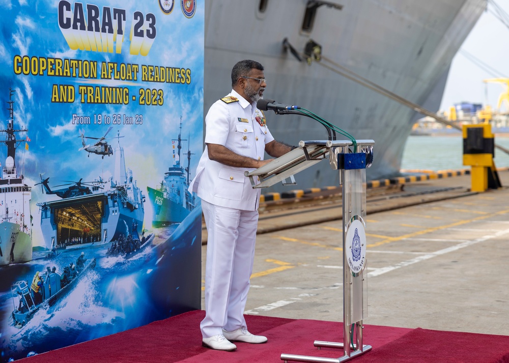 13th MEU USS Anchorage CARAT/MAREX Sri Lanka 22 Opening Ceremony