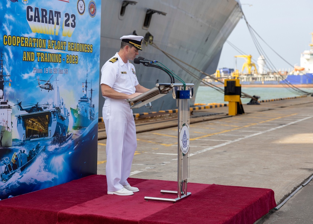 13th MEU USS Anchorage CARAT/MAREX Sri Lanka 22 Opening Ceremony