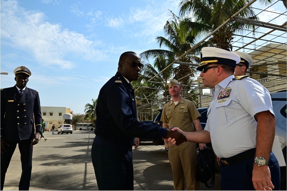 USCGC Spencer (WMEC 905) arrives in Dakar, Senegal