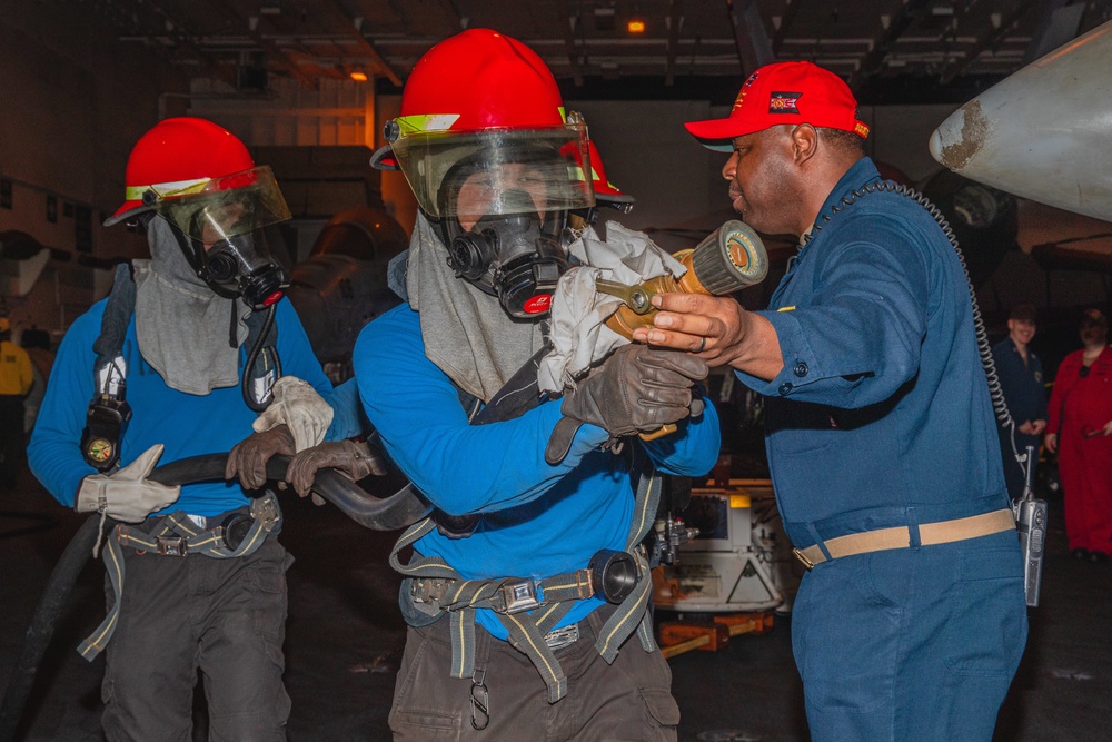 U.S. Sailors Practice Damage Control