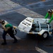 U.S. Navy Sailors Move Nitrogen Tank Dolly