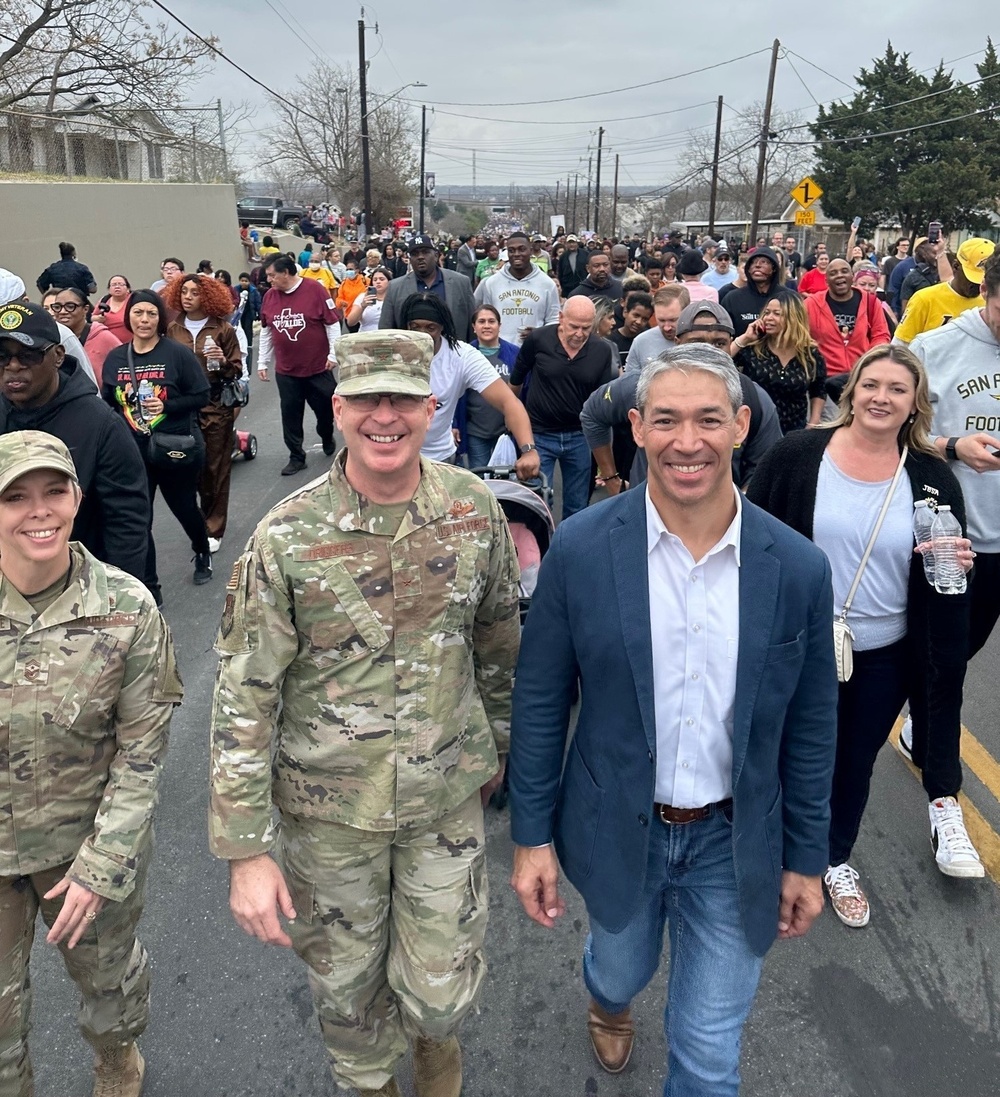 JBSA leaders join San Antonio community to honor, celebrate Dr. Martin Luther King Jr.’s legacy