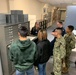 USS Gerald R. Ford (CVN 78) Sailors tour Museum Collections Facility onboard Naval Station Norfolk