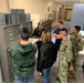 USS Gerald R. Ford (CVN 78) Sailors tour Museum Collections Facility onboard Naval Station Norfolk