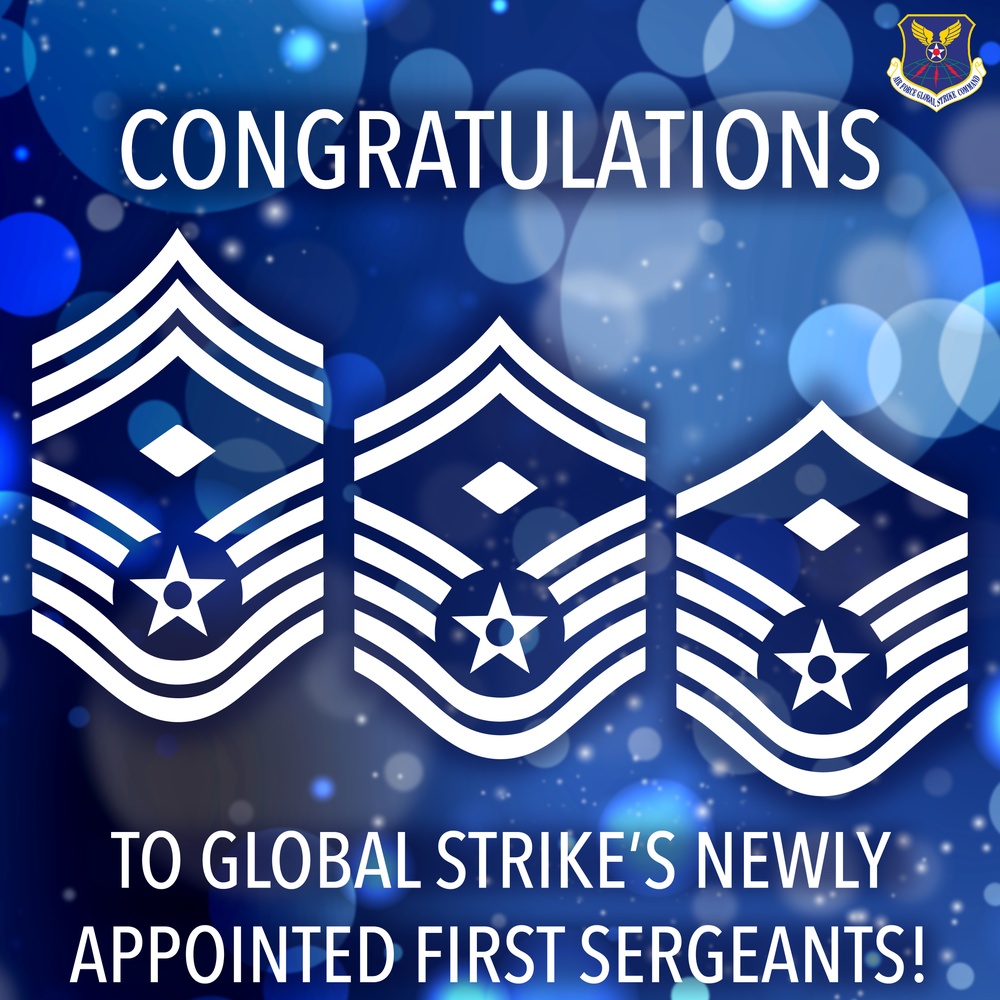DVIDS - Images - Congratulations to AFGSC's newly appointed First Sergeants