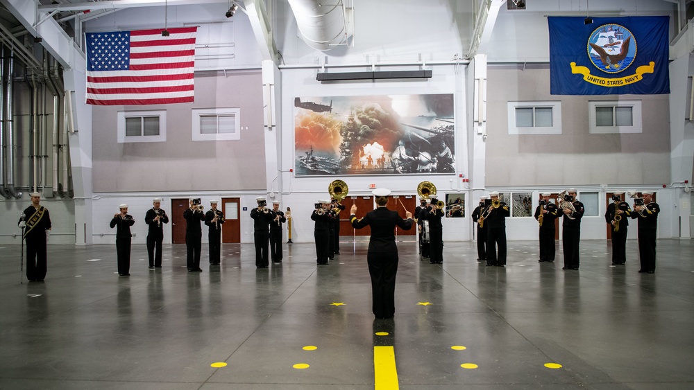 Pass-in-Review at US Navy Recruit Training Command