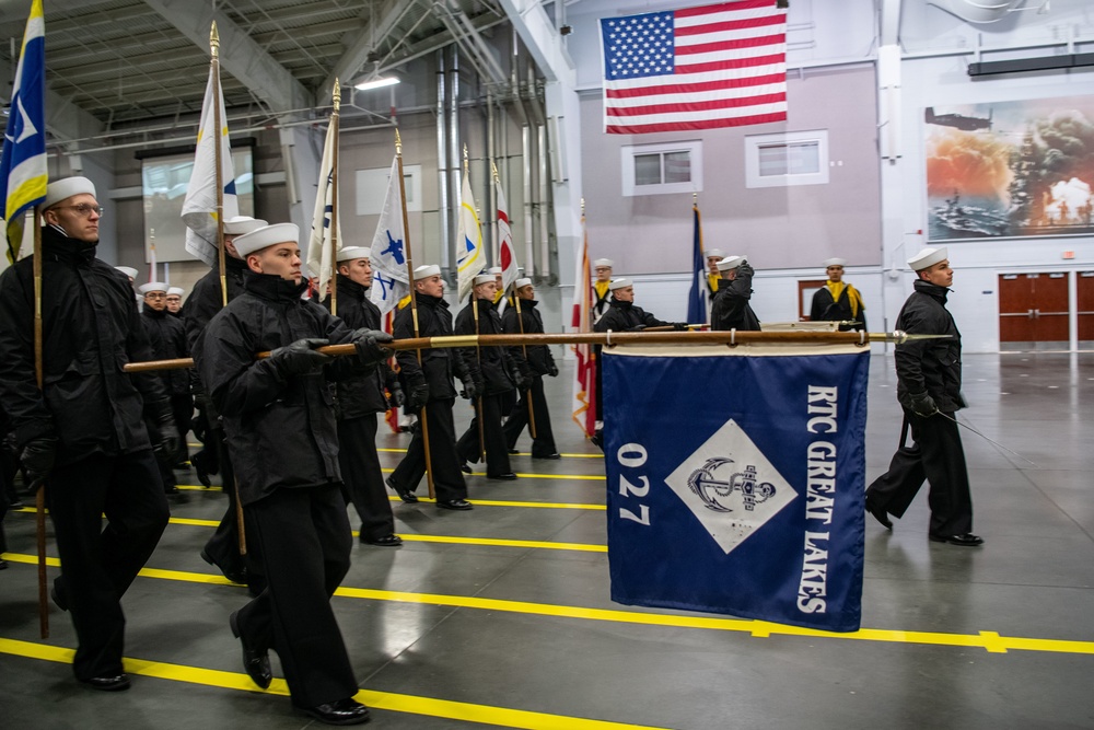 Pass-in-Review at US Navy Recruit Training Command