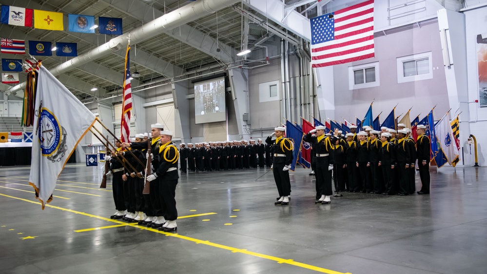 Pass-in-Review at US Navy Recruit Training Command