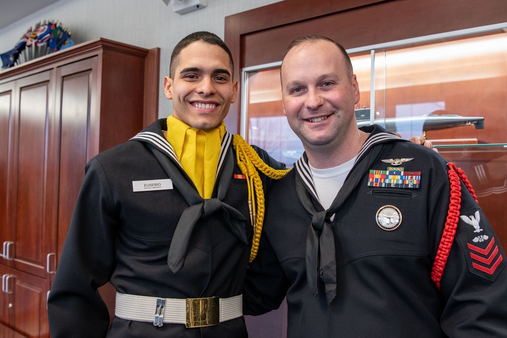 Pass-in-Review at US Navy Recruit Training Command